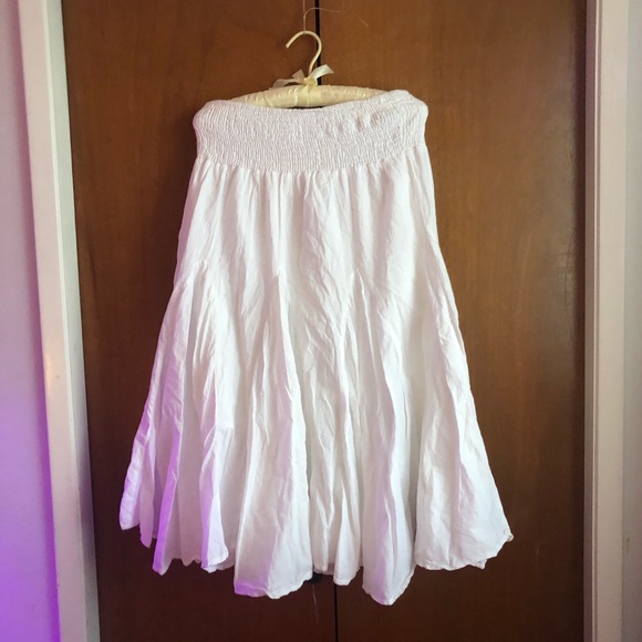 Gorgeous white cotton cottagecore petticoat skirt - Picture 1 of 2